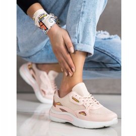 Creamberry'S Zapatillas con inserciones Holo rosado 2