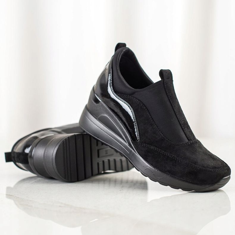 Zapatos sin cordones VINCEZA negro 1