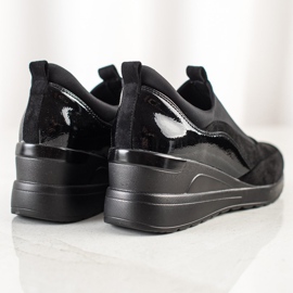 Zapatos sin cordones VINCEZA negro 2