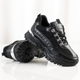SHELOVET Zapatillas Negras negro 1