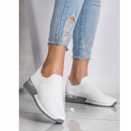 SHELOVET Deportivas Textiles Caladas blanco 1