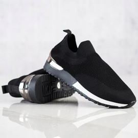 SHELOVET Deportivas Textiles Caladas negro 4