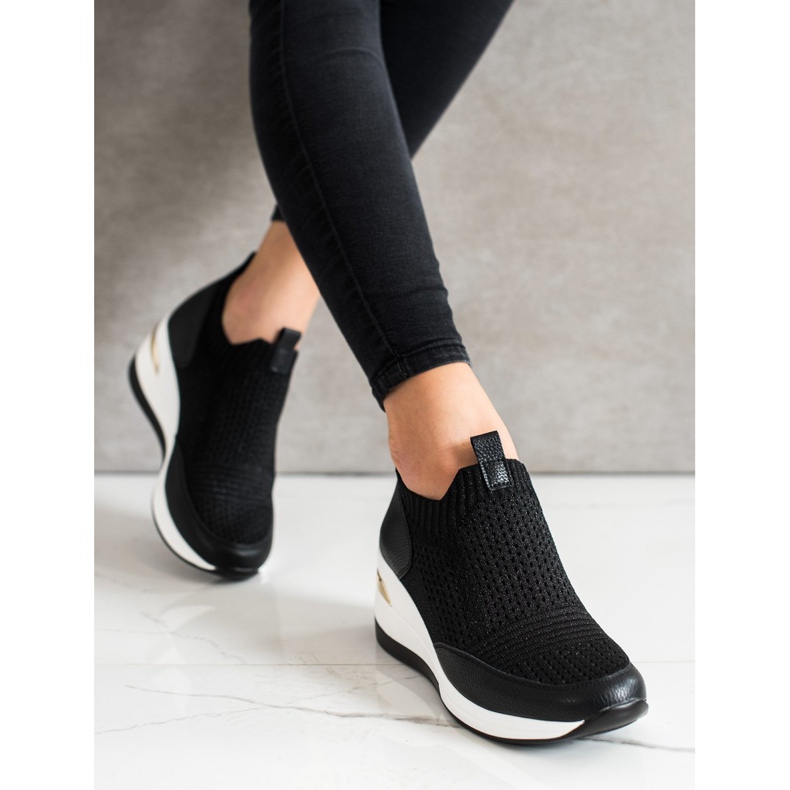 ARTIKER Zapatillas Textiles Negras negro 2