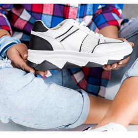 SHELOVET Calzado deportivo casual blanco negro 1