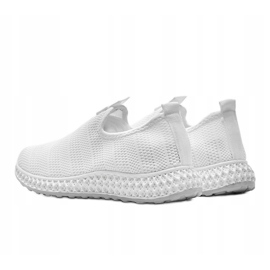 Zapatos deportivos sin cordones blancos Katy 4