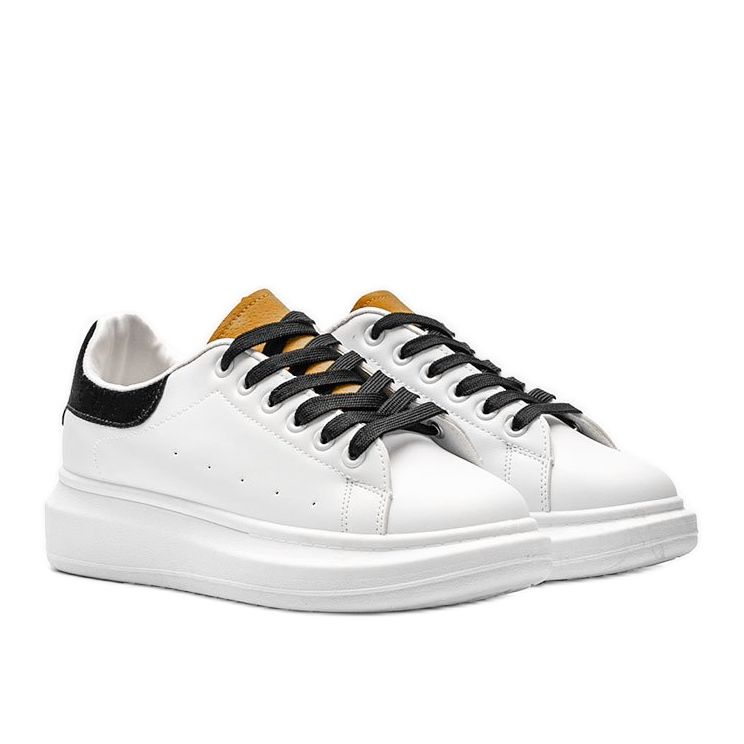 Zapatillas de deporte blancas con suela gruesa Lauryn blanco 1