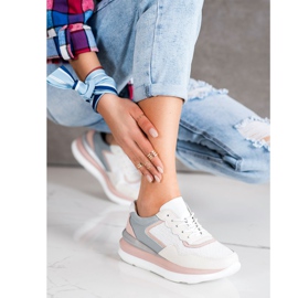 ARTIKER Zapatillas de cuero en la plataforma multicolor 3
