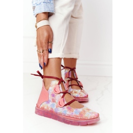 Botas de piel mujer Maciejka Pink 04457-15 rosado multicolor 1