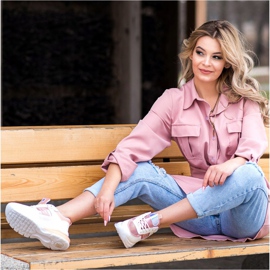 SHELOVET Zapatillas de deporte de cuero ecológico de moda blanco rosado multicolor 6