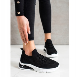 Filippo Zapatillas con cordones y calados negro 4