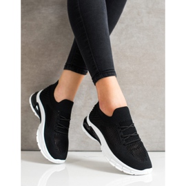 Filippo Zapatillas con cordones y calados negro 3