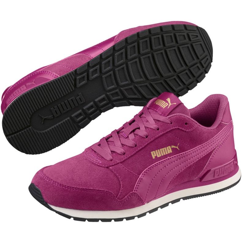 Zapatillas de mujer Puma St Runner V2 Sd rosa 365279 06 rosado dorado 3