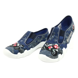 Calzado infantil befado 290Y203 azul marino azul gris 3