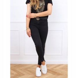 Zapatillas de mujer blancas CC-42 BLANCO / NEGRO 3