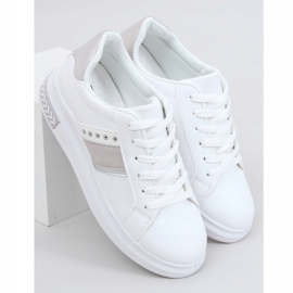 Zapatillas de mujer blancas CC-42 Gris blanco 1 Zapatillas de mujer blancas CC-42 Gris blanco 1