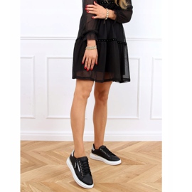 Zapatillas de mujer negras F006 Black negro 3