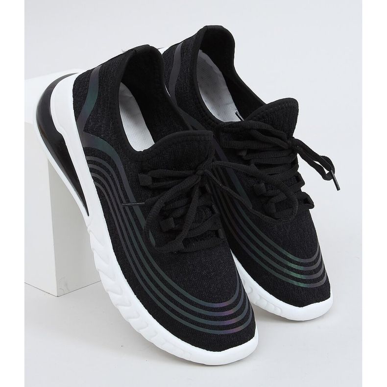 Negro 3436 Calcetines negros Calzado deportivo 1