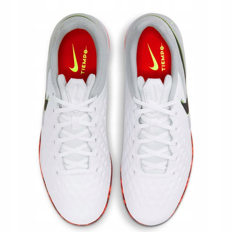 Zapatillas de fútbol Nike React Tiempo Legend 8 Pro Ic AT6134 106 blanco blanco 1