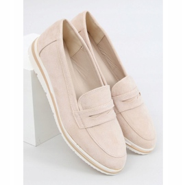 Mocasines suela alta 1151 Beige 1