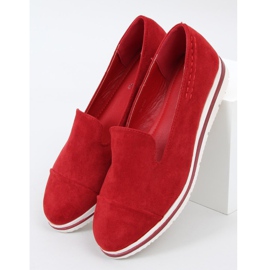 Mocasines de suela alta rojo 5836 Rojo 1