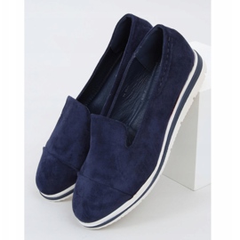 Mocasines de suela alta azul marino 5836 Blue 1