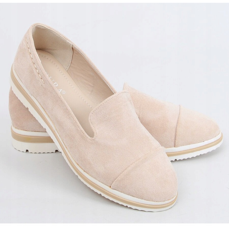 Mocasines de suela alta 5836 Beige 1