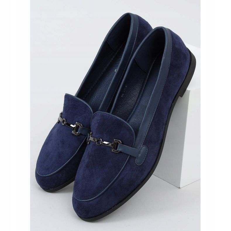 Mocasines azul marino para mujer 8742 Azul 1