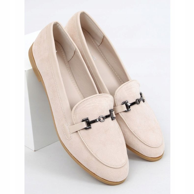 Mocasines de mujer beige 8742 Beige 1
