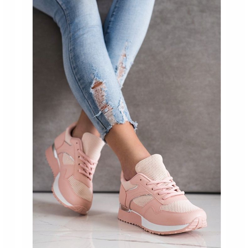 SHELOVET Zapatillas con estilo para la primavera rosa 2