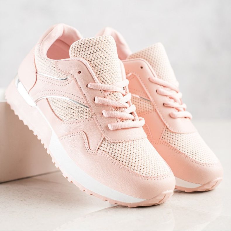 SHELOVET Zapatillas con estilo para la primavera rosado 1