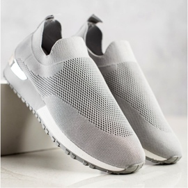 SHELOVET Deportivas Textiles Caladas gris 4