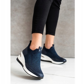 ARTIKER Deportivas Textil Azul Marino 3