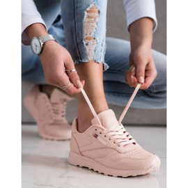 SHELOVET Zapatillas clásicas rosado 3
