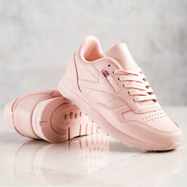 SHELOVET Zapatillas clásicas rosado 1