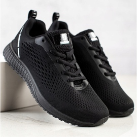 SHELOVET Calzado deportivo ligero calado negro 1