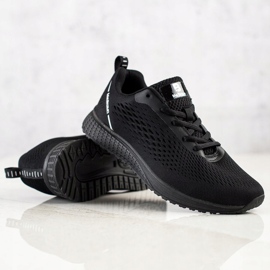 SHELOVET Calzado deportivo ligero calado negro 2