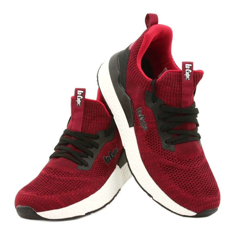 Zapatillas deportivas Lee Cooper Hombre LCW-21-29-0173M Rojo negro 3