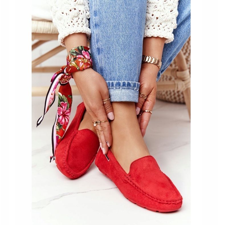 PH1 Mocasines de ante rojo San Marino de mujer 1