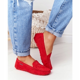 PH1 Mocasines de ante rojo San Marino de mujer 4