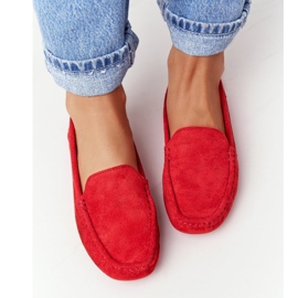 PH1 Mocasines de ante rojo San Marino de mujer 5