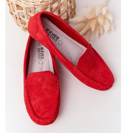 PH1 Mocasines de ante rojo San Marino de mujer 7