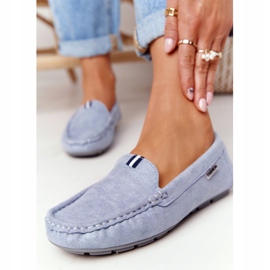 PH1 Mocasines San Marino de Ante Azul para Mujer 6