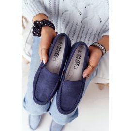 PH1 Mocasines Mujer Ante Azul Marino San Marino 1