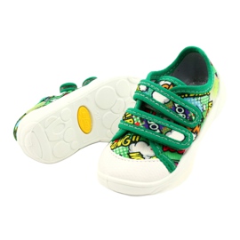 Deportivas Befado Velcro Bang 907P122 multicolor verde 2