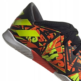 Botas de fútbol adidas Nemeziz Messi.3 In Jr FW7313 multicolor naranja 3