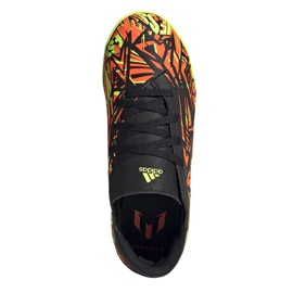 Botas de fútbol adidas Nemeziz Messi.4 In Jr FW7310 negro, amarillo, naranja naranja 2