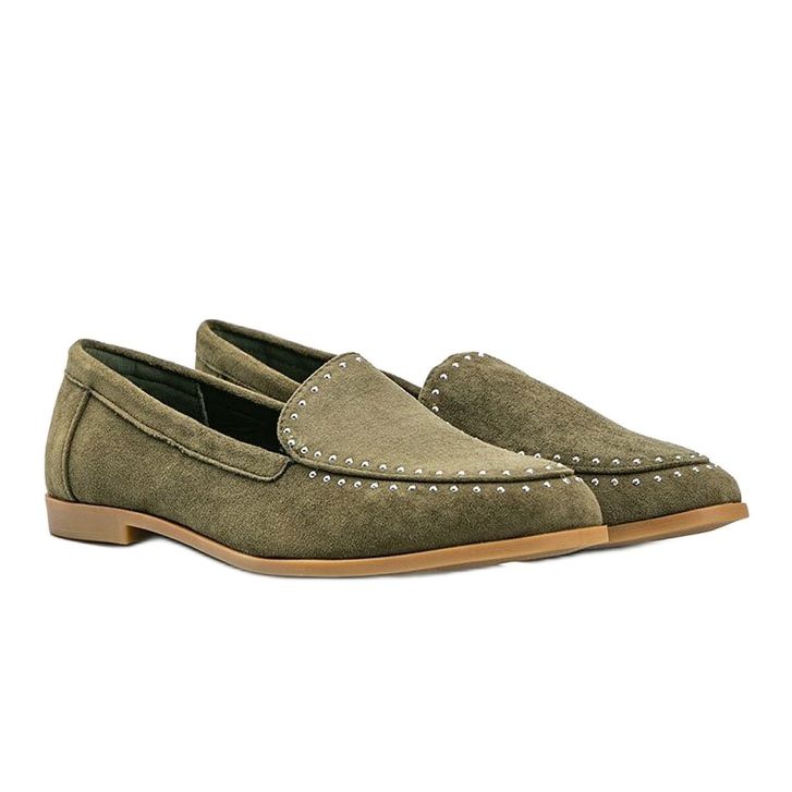 Mocasines verdes de ante ecológico de Hope 1