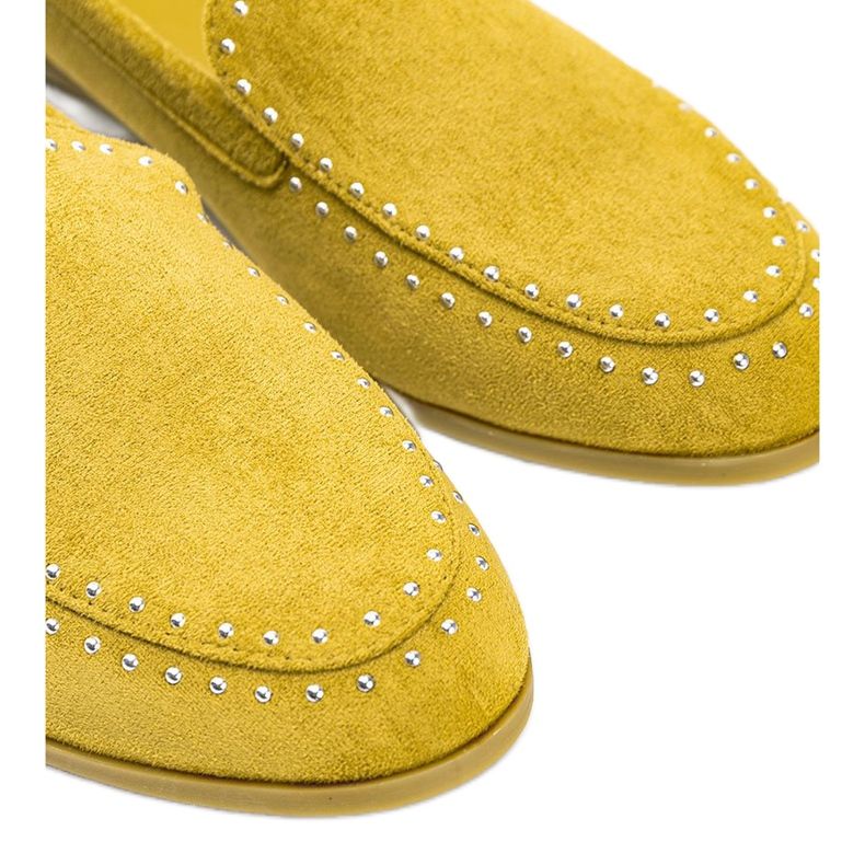 Mocasines mostaza de ante ecológico de Hope amarillo 1 Mocasines mostaza de ante ecológico de Hope amarillo 1