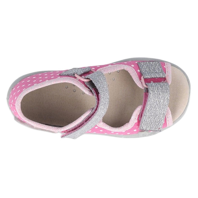 SANDALIA NIÑA PAPI BEFADO 342P016 rosa plata 4