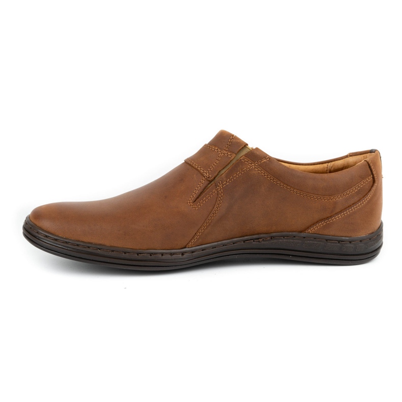 Polbut Zapatos Hombre Piel 362 Camel marrón 1